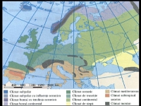Tipurile de Clima - Harta Europa