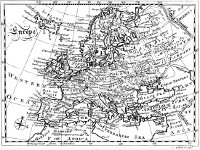 Harta Europa 1770