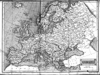 Harta Europa 1834