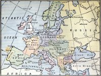 Harta Europa 1898