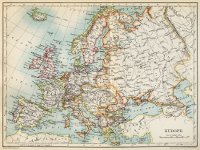  Harta Europa 1905