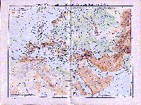 Harta Fizica Europa - Veche