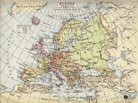 Harta Europa 1900