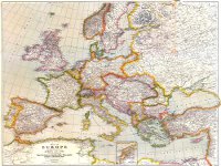  Harta Europa 1915