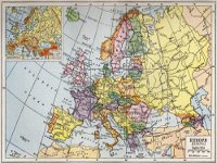  Harta Europa 1922